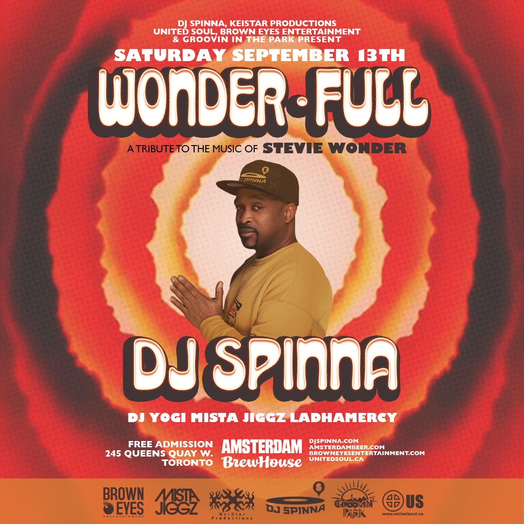 DJ SPINNA's WONDER-FULL•Tribute To The Music of Stevie Wonder